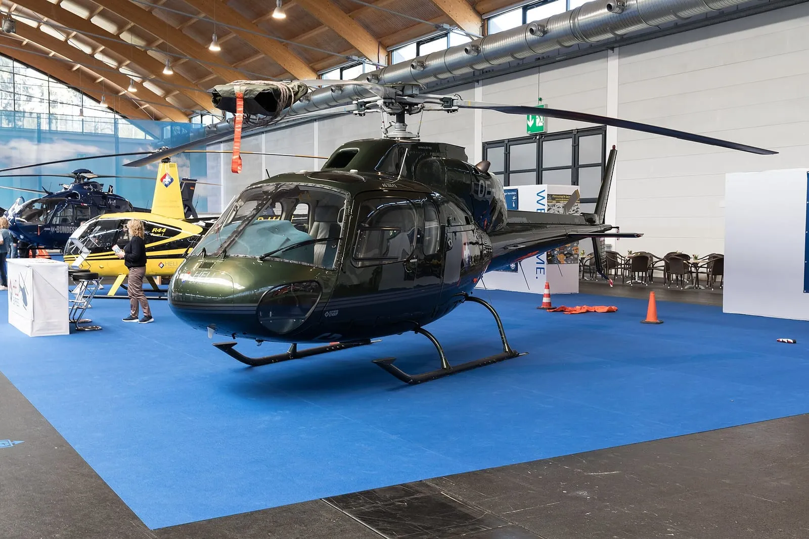 Real world photo for comparison: Airbus H125, AERO 2018, Friedrichshafen.