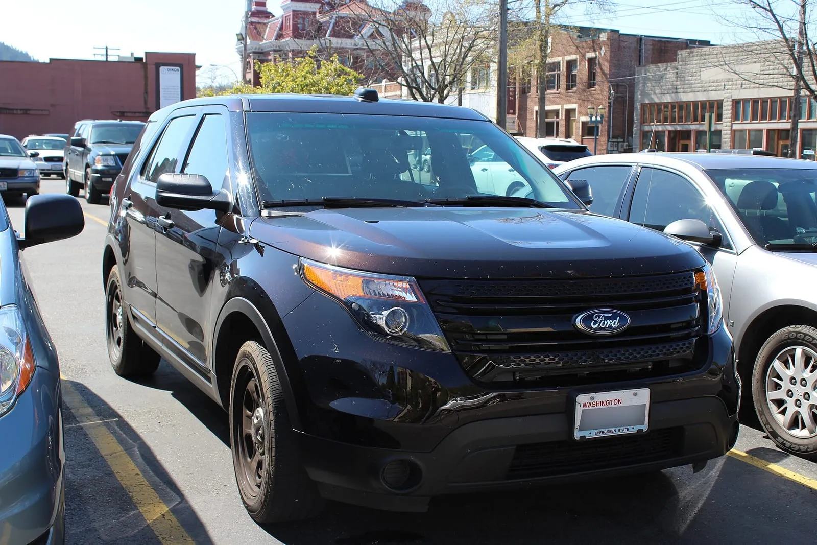 Real world photo for comparison: Whatcom County Sheriff's Office Unmarked Ford Police Utility.
